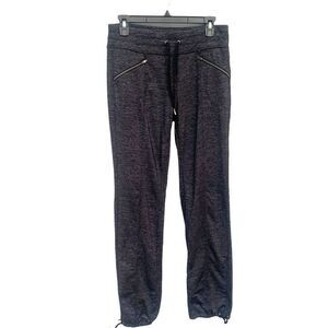 Athleta Size S Gray Heathered Quest Metro Slouch Jogger Pants Adjustable Ankle